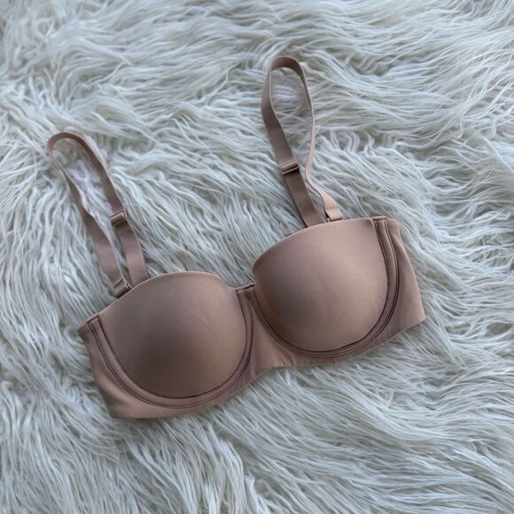 Skims Fits Everybody Strapless Bra Clay Size 32B - Picture 2 of 6
